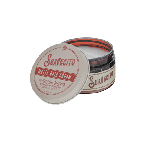 Suavecito Matte Hair Cream with DHT Blocker, крем за коса с DHT блокер, матиращ крем против косопад, Suavecito крем за фина коса