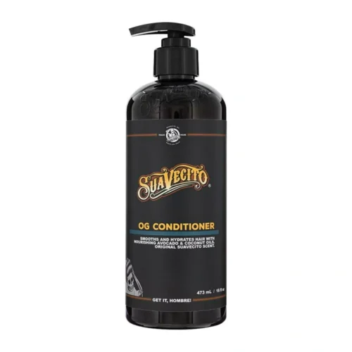 Suavecito OG Conditioner, който е перфектен ежедневен балсам за коса и доказан хидратиращ мъжки балсам за възстановяване на суха коса и сигурна грижа за увредена коса.