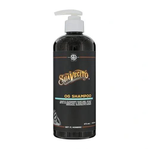 Оригинален Suavecito OG Shampoo - мъжки шампоан за коса без сулфати и хидратиращ шампоан с алое вера за ежедневно почистване на косата.